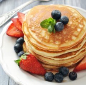 Protein-fortified pancakes